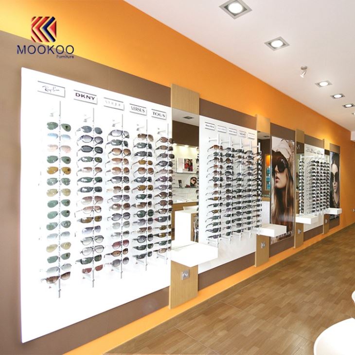 Ný hönnun Optical Shop sýna sólgleraugu hillu