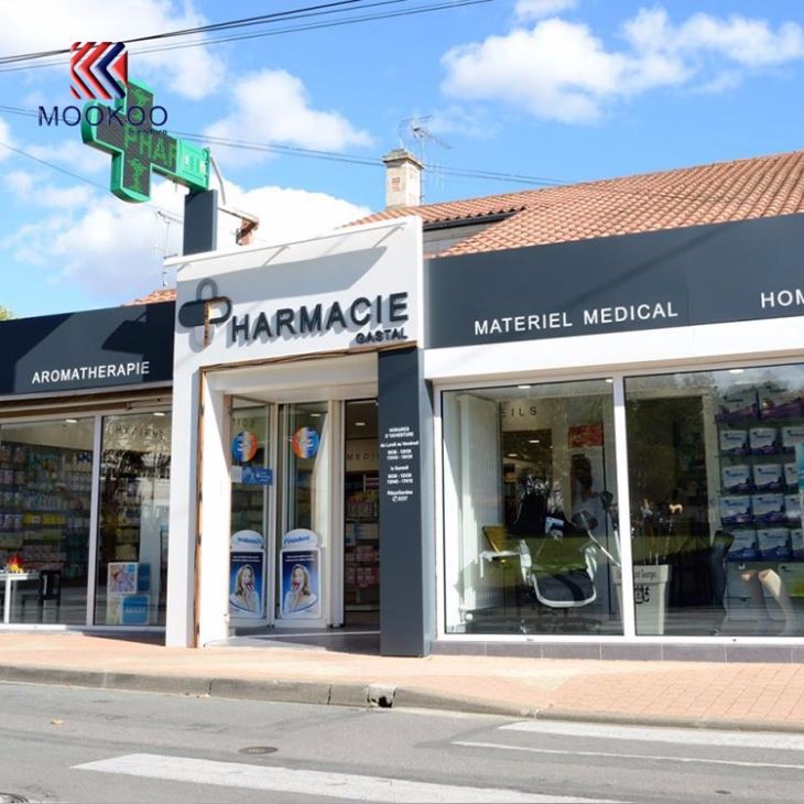 Retail Pharmacy Shop Interior Design Display Furniture